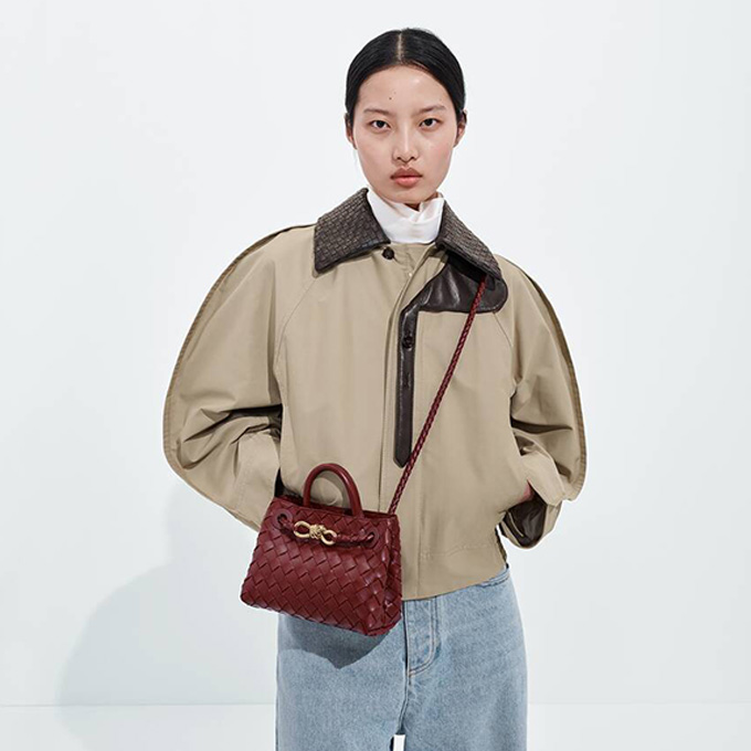 bottega veneta mini andiamo woven tote bag #874957
